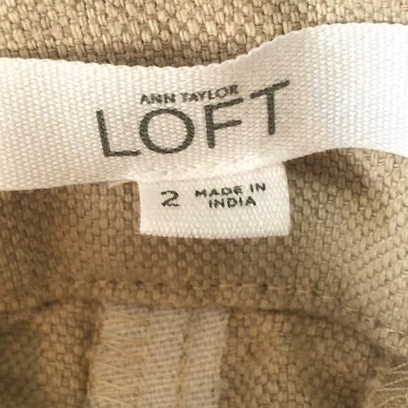 LOFT Ann Taylor Khaki 'The Riviera Short' Size 2 - Picture 6 of 8